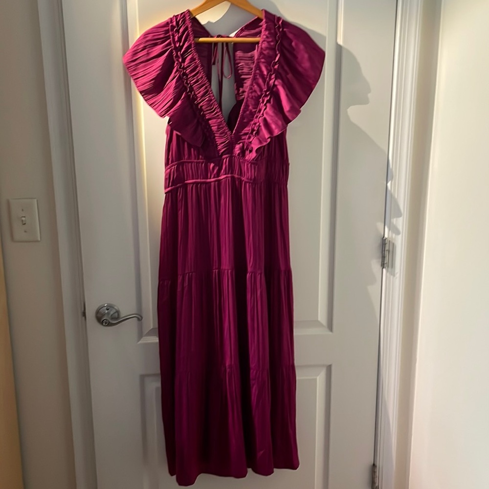 Gorgeous purple Anthro dress with tags.